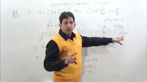 Differentiation-1 IIT-JEE previous year question -Quick Revision + concept
