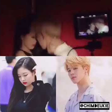 Jennie (BLACKPINK) and Jimin (BTS) Do they almost kiss?