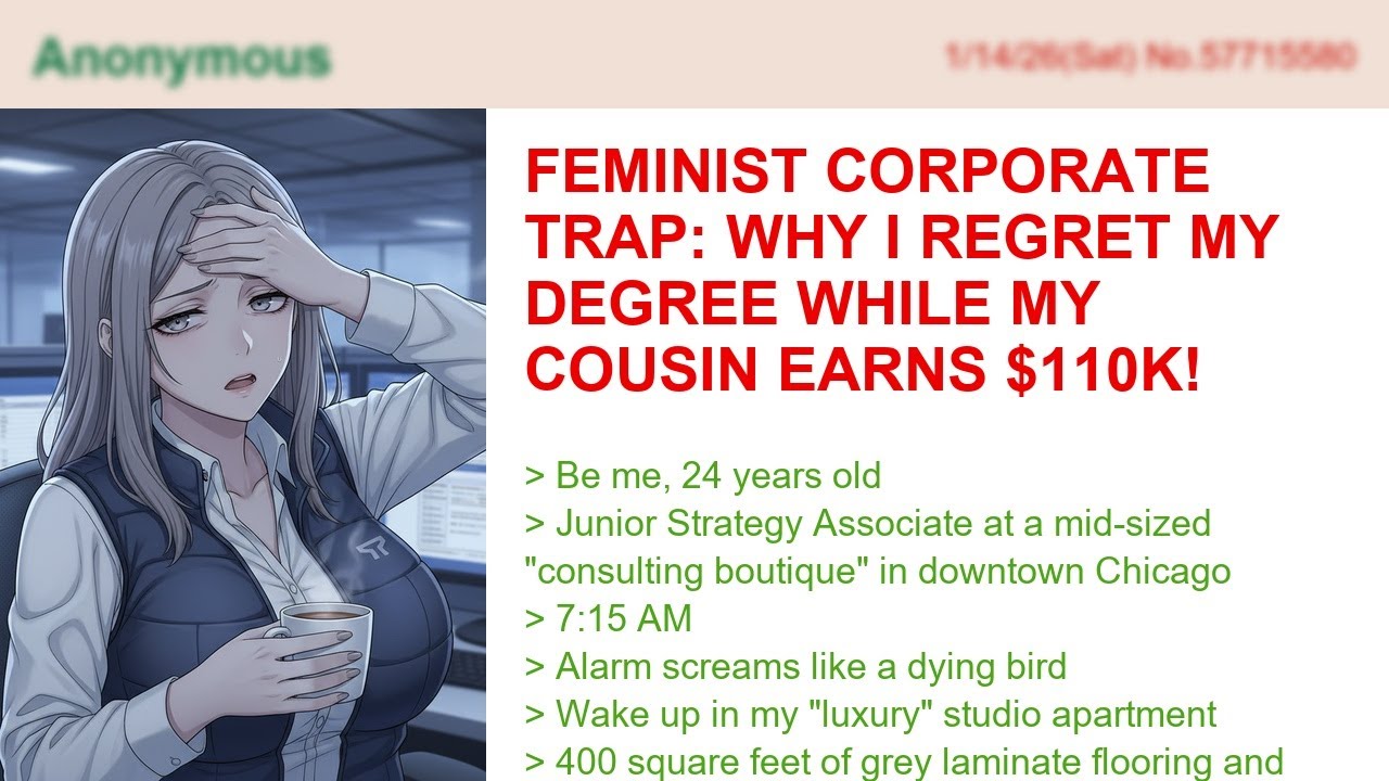 Feminist Corporate Trap: Why I Regret My Degree While My Cousin Earns $110k!