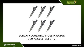 Bobcat / Doosan D24 Fuel Injector : OEM 7029211 ( Set of 6 )