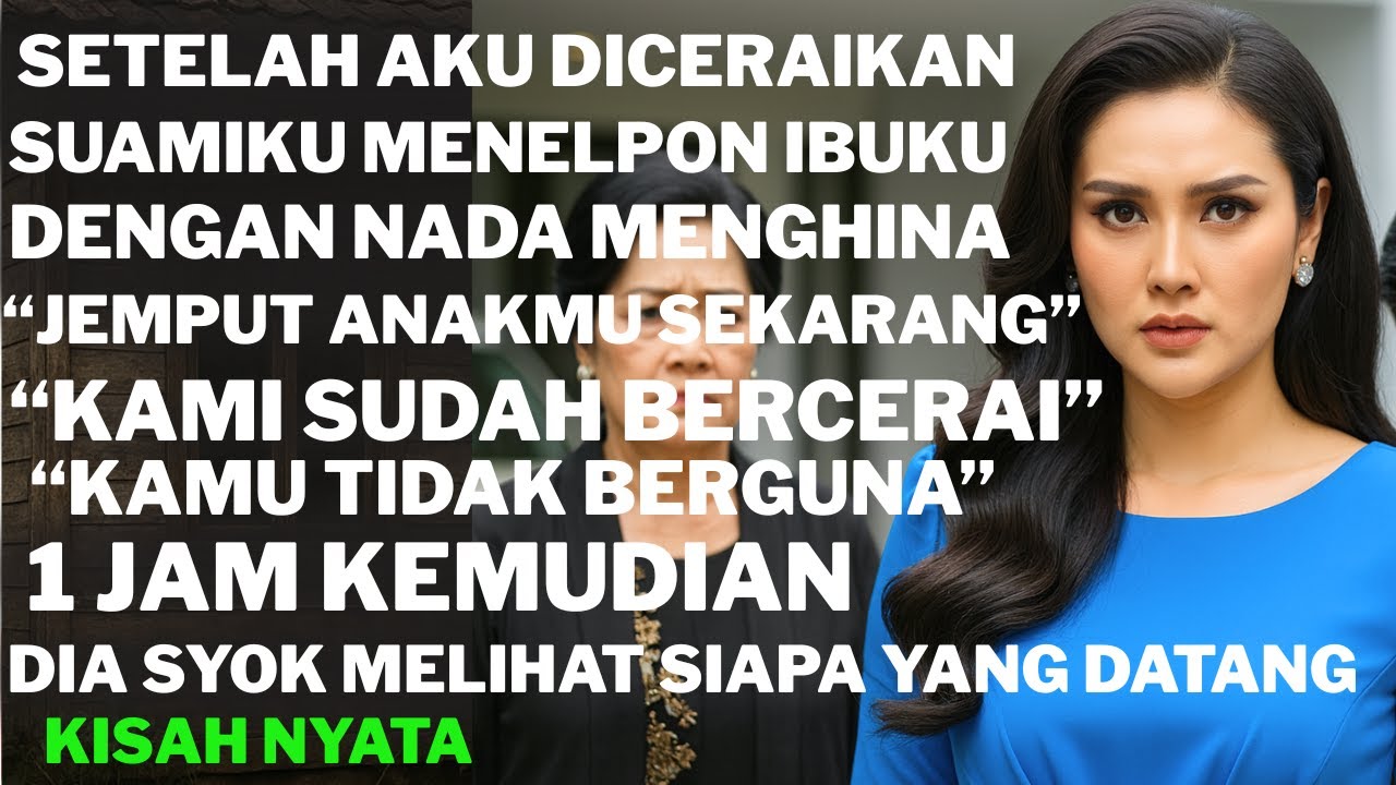 SETELAH DICERAIKAN SUAMI MENELFON IBUKU UNTUK SEGERA MENJEMPUTKU - SAAT IBUKU DATANG DIA SYOK KARENA