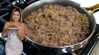 How to Make the BEST Mexican Style SHREDDED BEEF with ONLY a FEW ingredients!