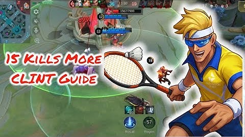 Easy Kill with Badminton Clint! | Build + Emblem Tutorial 2025 | MLBB Guide