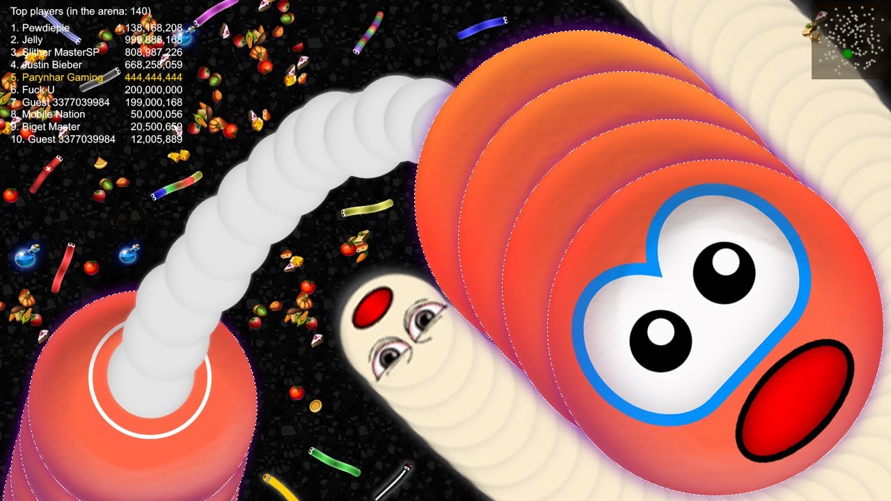 Worms Zone © 3M Kill Bots Best Master Troll Top 1 Slither Snake io Online Games 2020