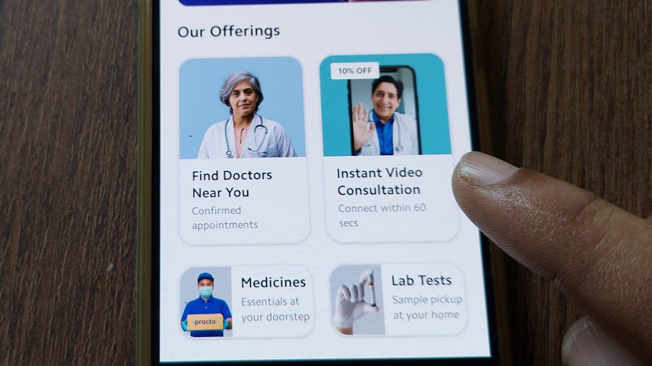 how to book doctor online instant video call in practo | online doctor ...
