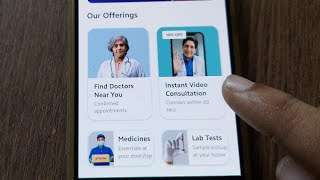 how to book doctor online instant video call in practo | online doctor se turant consult kaise kare screenshot 1