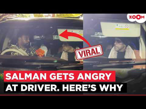 WATCH VIRAL Video: Salman Khan gets furious at driver after car allegedly hits fan’s foot!