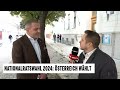 Leo Lugner gibt seine Stimme ab | Nationalratswahl 2024