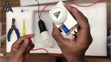 Microwave Motion Sensor, unboxing and installation.
