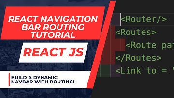 🚀 React Navigation Bar Tutorial - Build a Dynamic Navbar with Routing!