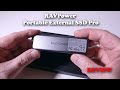 RAVPower Portable External SSD Pro REVIEW and SPEED Test