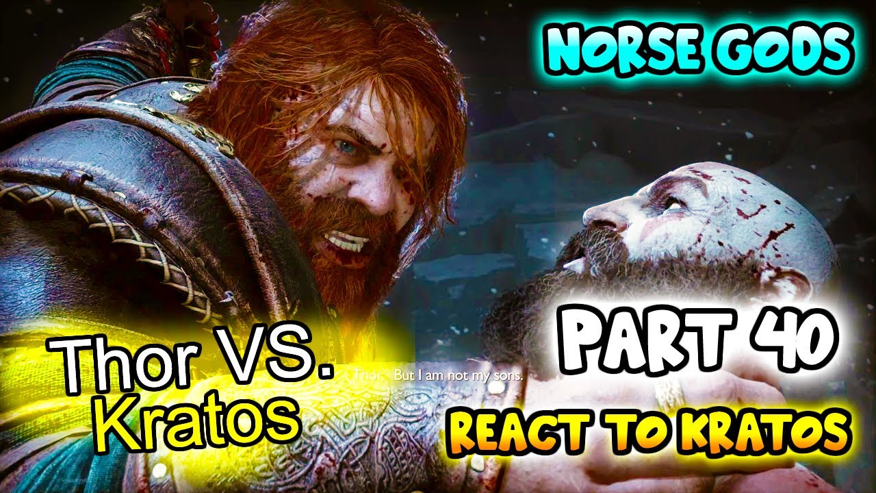 Norse Gods react to Kratos Part 40 || GOW Ragnarök || - Gacha Club React
