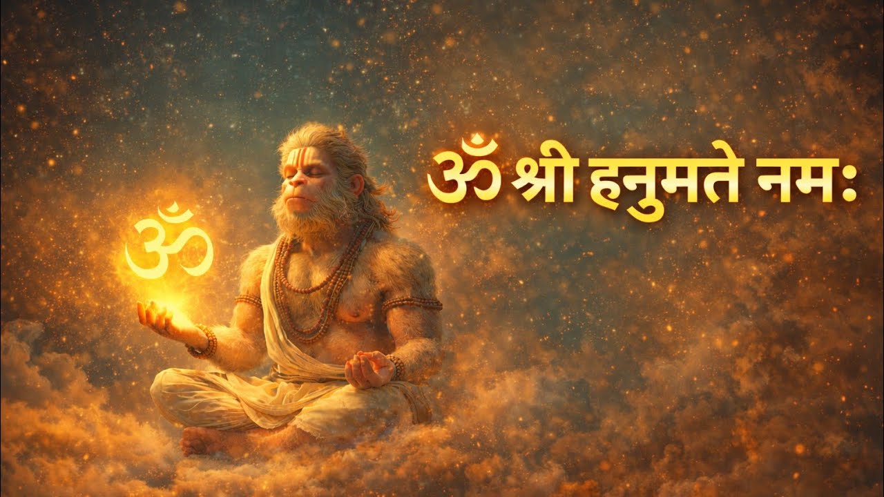 Om Shri Hanumate Namah | ॐ श्री हनुमते नमः | Powerful Hanuman Mantra for Inner Strength