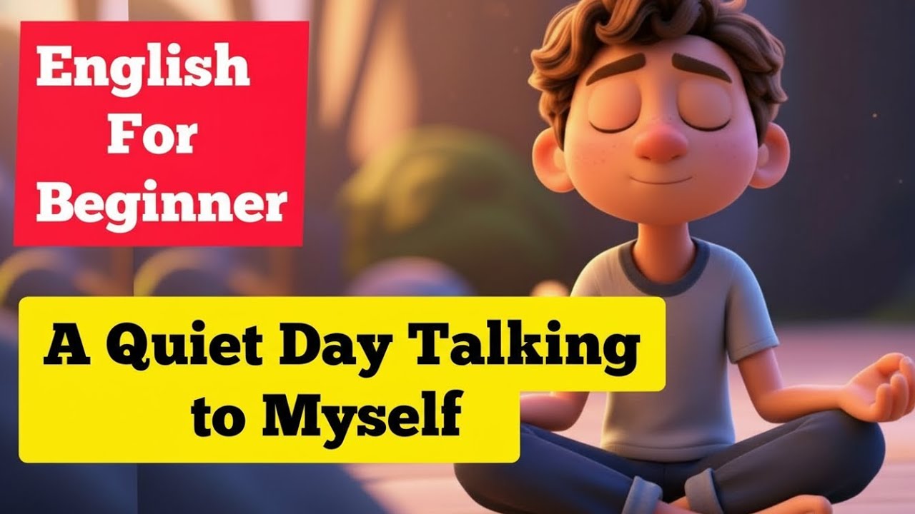 A Quiet Day Talking to Myself | Calm English Story for Beginners | Simple Daily Life in the USA