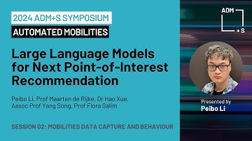 Session 02: Large Language Models for Next Point-of-Interest Recommendation