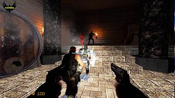 LEVEL 1, ZOMBIE ESCAPE ROUND ON COUNTER-STRIKE: SOURCE, map: ze_pirates_port_royal, CSS