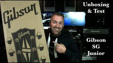 Gibson SG Junior (Unboxing and Test)
