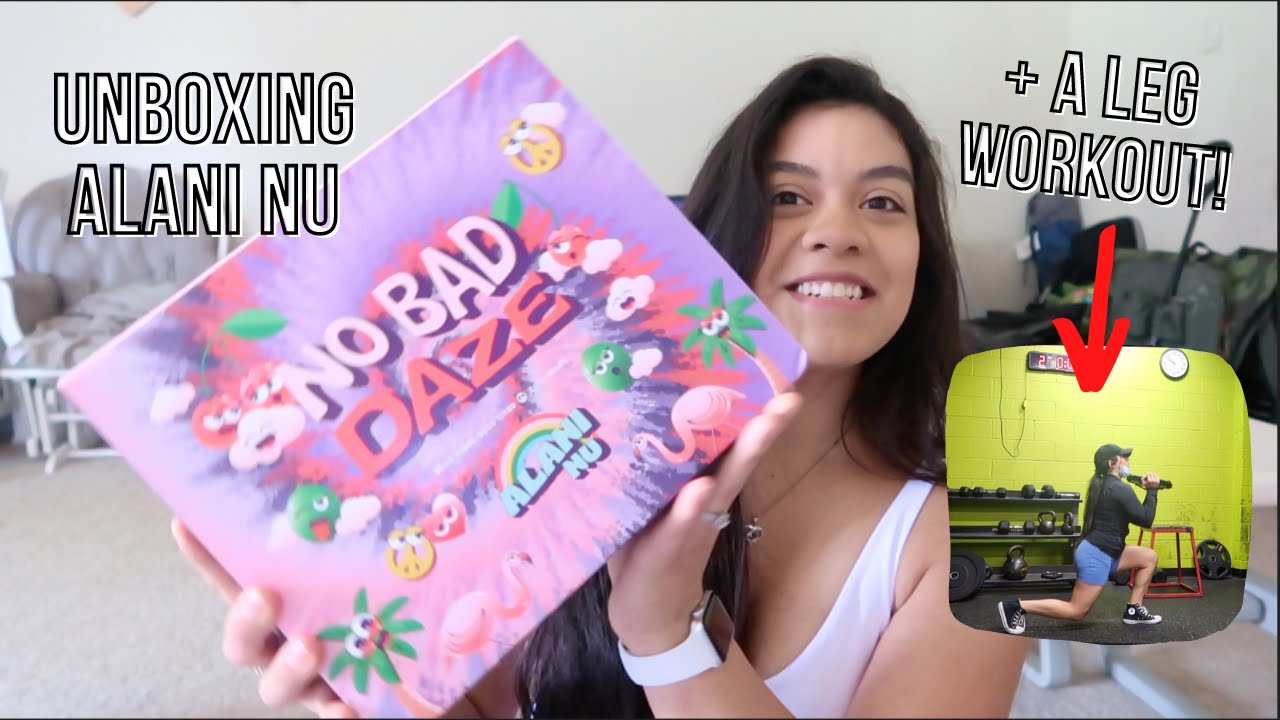 ALANI NU unboxing/review (no bad daze) & my go to leg workouts!