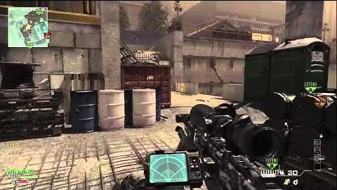 MW3: Project Mayhem 22-2 Sniper Gameplay Dual Commentary