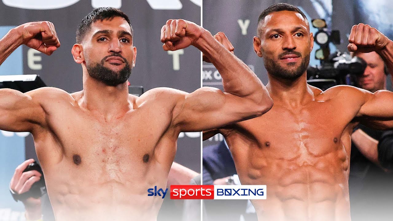 WEIGH-IN! Amir Khan vs Kell Brook 👊🏻💥