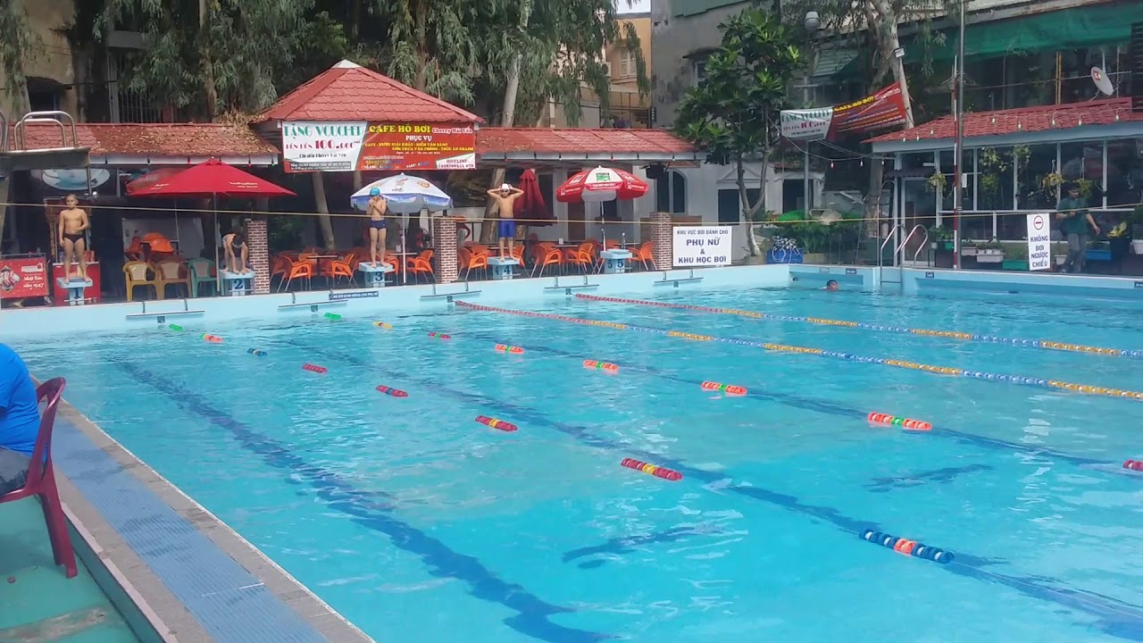 Thi bơi lội tại Hồ bơi Kỳ Đồng của Trường Tiểu Học Thực Hành Sư Phạm Phan Đình Phùng. Q3. TP.HCM