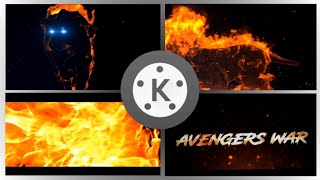 Tiger around fire burst reveal animation || How to make   Intro in kineMaster || wasim designs || screenshot 4