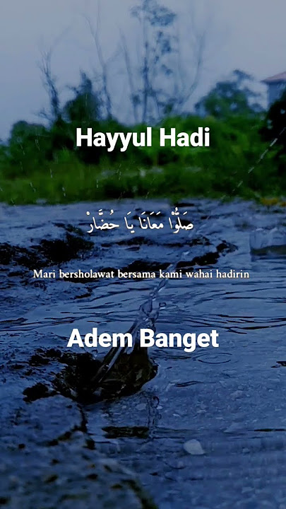 Sholawat - Hayyul Hadi (Story Wa)