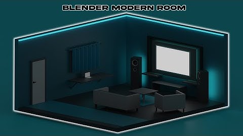 Blender Modern Room Time-lapse