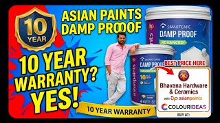 Stop Roof Leakage ! 🏠Asian Paints Damp Proof 10 Year Warranty | @ Bhavana Hardware Ceramic kollegala