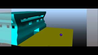 3D Animation - Ball Drop (Gradual Stop)