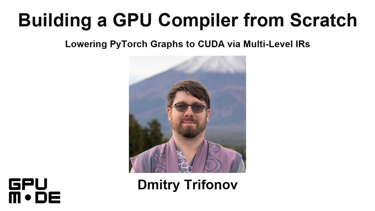 Building a GPU Compiler from Scratch: Lowering PyTorch Graphs to CUDA via Multi-Level IRs thumbnail