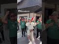 ¡Llegaron a Monterrey y ya armaron la fiesta! Japoneses bailan banda norteña