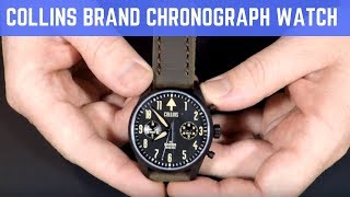Collins Brand Chronograph Watch Review
