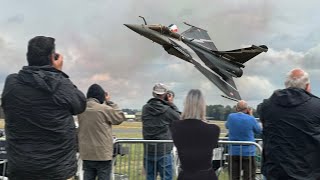 RIAT 2023 FRANCE'S HIGH ENERGY RAFALE SOLO DISPLAY  4K