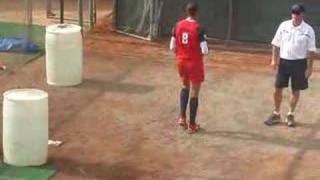 Cat Osterman Warming Up