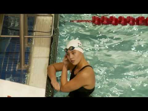 Swimmer Michelle Yoshida, Fairfield's "Big Kahuna"