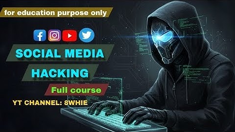How Hackers Hack Social Media | Full Ethical Hacking Course | Cybersecurity Awareness 