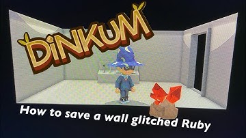 Dinkum Mine / Elevator Wall Ruby Glitch Fix