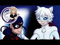 Miraculous Ladybug Speed Draw, Antibug x Chat Blanc