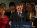 Scott Brown's Victory Speech