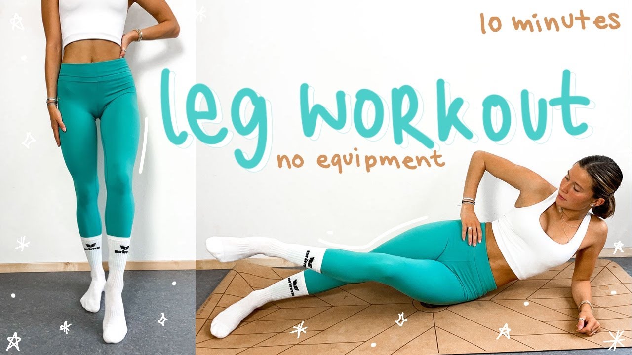 10 MINUTE EASY LEG WORKOUT // no jumping, no equipment, at home, inner