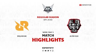 RRQ Hoshi vs Alter Ego HIGHLIGHTS MPL ID S10 | RRQ vs AE ESPORTSTV
