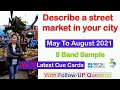 Describe a street market in your city | May to August Cue Card 2021 | 8 Band Sample