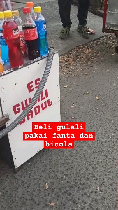 cobain es gulali stroberry pakai fanta#viral #esjadul #jajananjadul #shorts