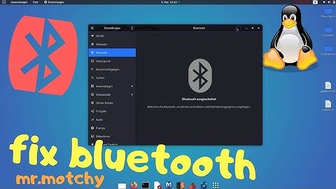 Bluetooth fix in kali linux