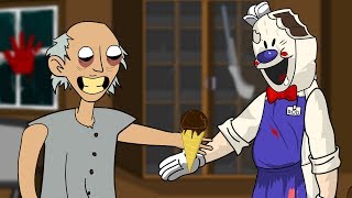 GRANNY THE HORROR GAME ANIMATION #30 : ROD ICE SCREAM Vs Scary Granny