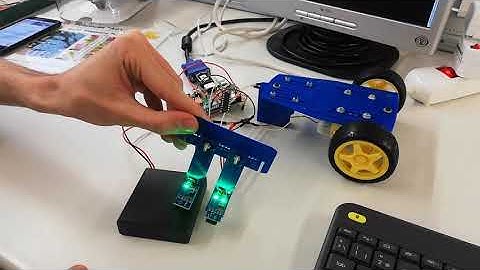 Python Sensores 1: Infrarrojos, siguelíneas del AGV.