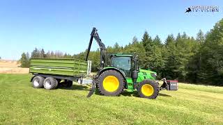 Landwirtschaft, Forsteinsatz, Kommunaleinsatz Mit John Deere 6 Serie Kotschenreuther Sonderlösung