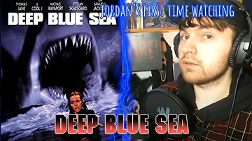 Deep Blue Sea (1999) Movie Reaction/*FIRST TIME WATCHING* "Gosh d**n Shark movies !!"