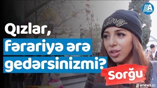 Qəfil Sual Qızlar, Fərariyə Ərə Gedərsinizmi?